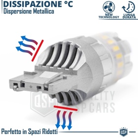 2x Bombillas LED T20 - W21W CANnbus | Luz Potente Blanco Frío 6500K | 1400 LUMEN