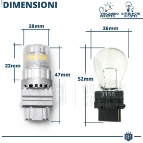 1x Bombilla LED T25 - P27W CANnbus | Luz Potente Blanco Frío 6500K | 700 LUMEN