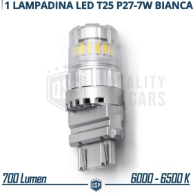 1x Bombilla LED T25 - P27/7W CANnbus | Luz Potente Blanco Frío 6500K | 700 LUMEN