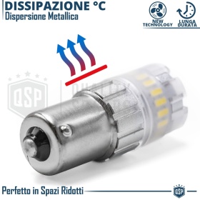 2x Bombillas LED PY21W - BAU15S CANnbus | Luz Potente Blanco Frío 6500K | 1400 LUMEN