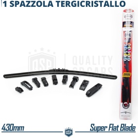 1 Balai d'Essuie-Glace 430mm HEYNER GERMANY Super Flat Premium | Caoutchouc NANO Graphité | PRIMEÉ