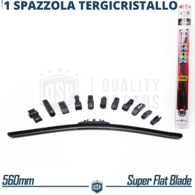 1 Limpiaparabrisas 560mm HEYNER GERMANY Super Flat Premium | Caucho NANO Grafitado | PREMIADA