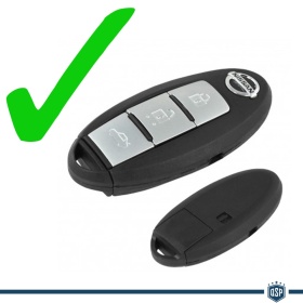 Coque Rigide Clé Télécommande Jaune pour Nissan Leaf II (ZE1) Housse de Protection en Abs Thermique