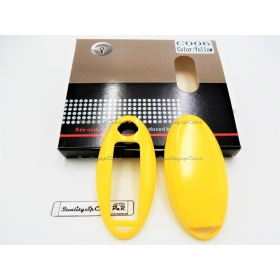 Yellow Hard Remote Key Cover for Nissan Pathfinder IV (R52) PROTECTOR Shell Case in Thermal Abs