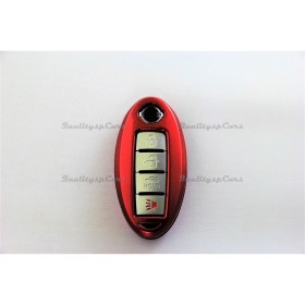 Funda Rígida Llave Mando Rojo para Nissan GT-R (R35) Carcasa Protectora en Abs Térmico