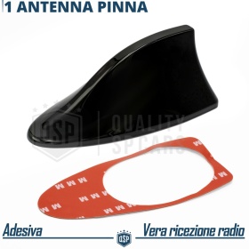 Kit Trasformazione Antenna Classica Auto in ANTENNA PINNA DI SQUALO, VERA Ricezione RADIO AM-FM-DAB