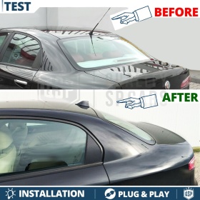 Kit Trasformazione Antenna Classica Auto in ANTENNA PINNA DI SQUALO, VERA Ricezione RADIO AM-FM-DAB