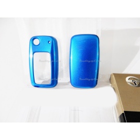 Blue Hard Remote Key Cover for VW SHARAN 7M Protector Shell Case in Thermal Abs