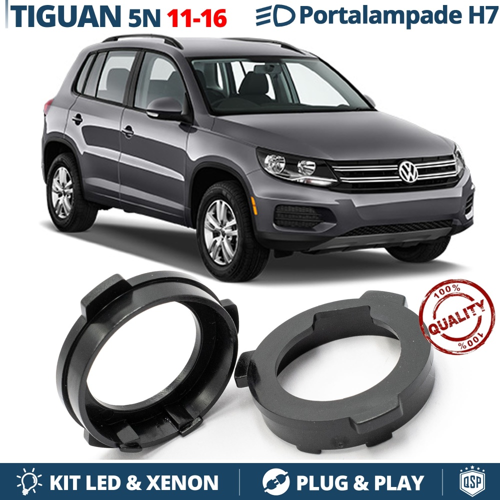 2X Adaptatores del Retenedor Soporte Bombilla para per VW Tiguan 5N Facelift (2011-2016) Montaje KIT LED H7 2X Adaptatores del Retenedor Soporte Bombilla para per VW Tiguan 5N Facelift (2011-2016) Montaje KIT LED H7