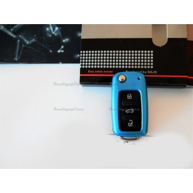 Funda Rígida Llave Mando Azul para VW SCIROCCO III Carcasa Protectora en Abs Térmico