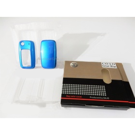 Funda Rígida Llave Mando Azul para VW SCIROCCO III Carcasa Protectora en Abs Térmico