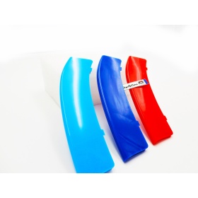 3x RIÑONES REJILLA M Sport en ABS para BMW SERIE 4 (F32 F33 F36) con 11 Bandas Verticales