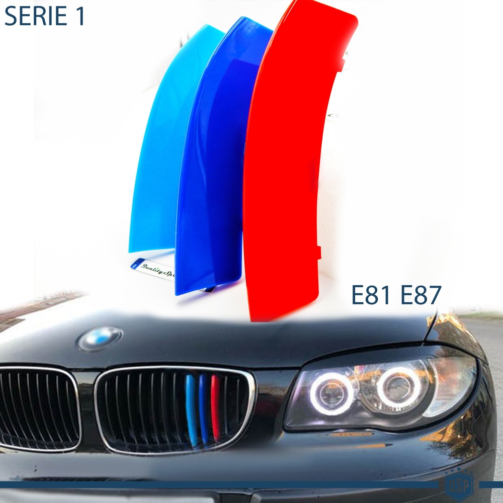 3x RIÑONES REJILLA en colores M Sport para BMW SERIE 1 E81 E87 E82 E88 Desde 2007 en ABS 3x RIÑONES REJILLA en colores M Sport para BMW SERIE 1 E81 E87 E82 E88 Desde 2007 en ABS