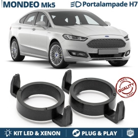 2X Adaptatores del Retenedor Soporte Bombilla para Montaje KIT LED H7 para FORD MONDEO mk5 (2014-)