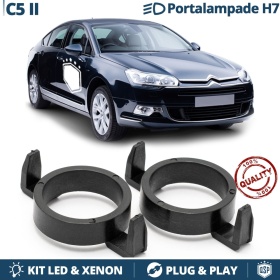2X Adaptatores del Retenedor Soporte Bombilla para Montaje KIT LED H7 para CITROEN C5 MK2 (2008-2018)