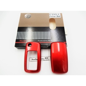 Red Hard Remote Key Cover for VW SHARAN 7M Protector Shell Case in Thermal Abs
