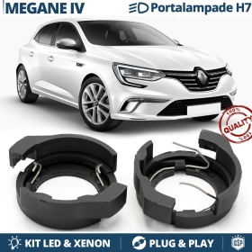 2X Adaptatores del Retenedor Soporte Bombilla para Montaje KIT LED H7 para RENAULT MEGANE IV 4 (2015-)