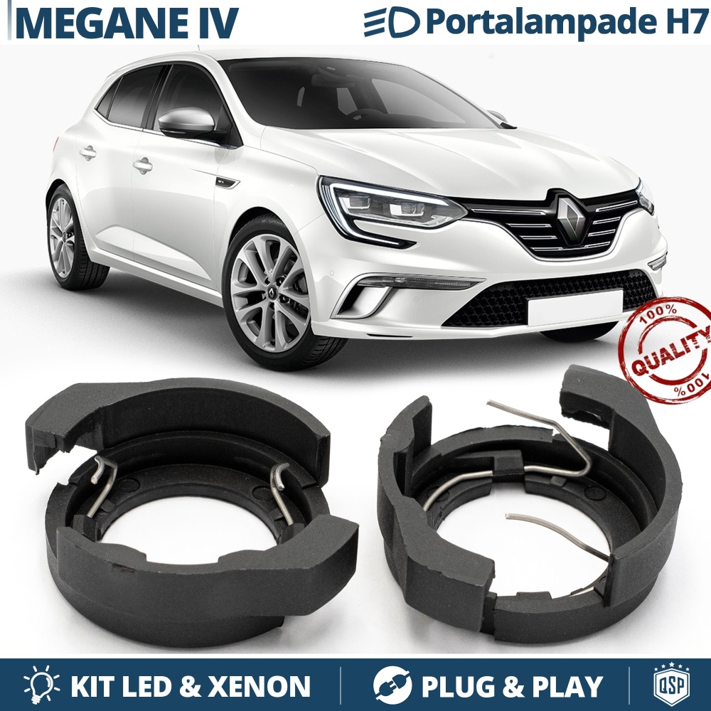 2X Adaptatores del Retenedor Soporte Bombilla para Montaje KIT LED H7 para RENAULT MEGANE IV 4 (2015-) 2X Adaptatores del Retenedor Soporte Bombilla para Montaje KIT LED H7 para RENAULT MEGANE IV 4 (2015-)