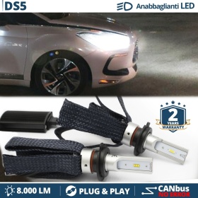 Kit LED H7 para Citroen DS5 Luces de Cruce CANbus | 6500K Blanco Frío 8000LM