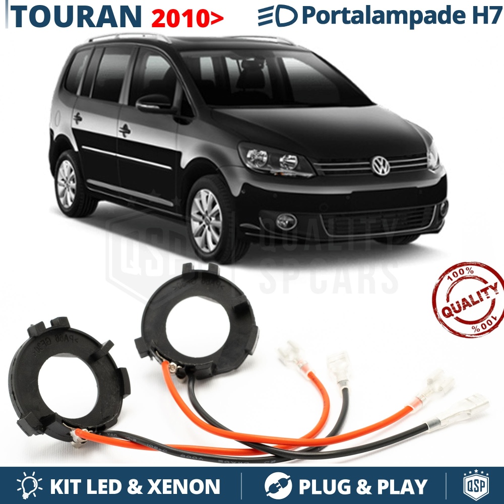 2X Adaptateurs Support Ampoules pour Installation KIT LED H7 pour VW TOURAN I PHASE 2 (2010-2015) 2X Adaptateurs Support Ampoules pour Installation KIT LED H7 pour VW TOURAN I PHASE 2 (2010-2015)