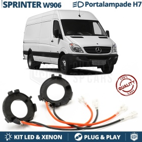 2X Adaptatores del Retenedor Soporte Bombilla para Montaje KIT LED H7 para MERCEDES SPRINTER W906 (2006-2018)