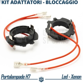 2X Adaptatores del Retenedor Soporte Bombilla para Montaje KIT LED H7 para OPEL CORSA C (2000-2006)