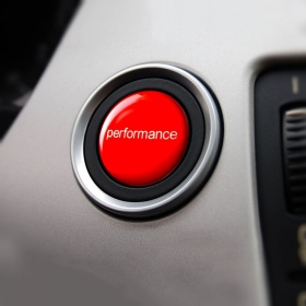 KEY ENGINE IGNITION RED BUTTON "PERFORMANCE" IN ABS FOR BMW VERSIONS E, Anti-Scratches NO FOOTPRINT