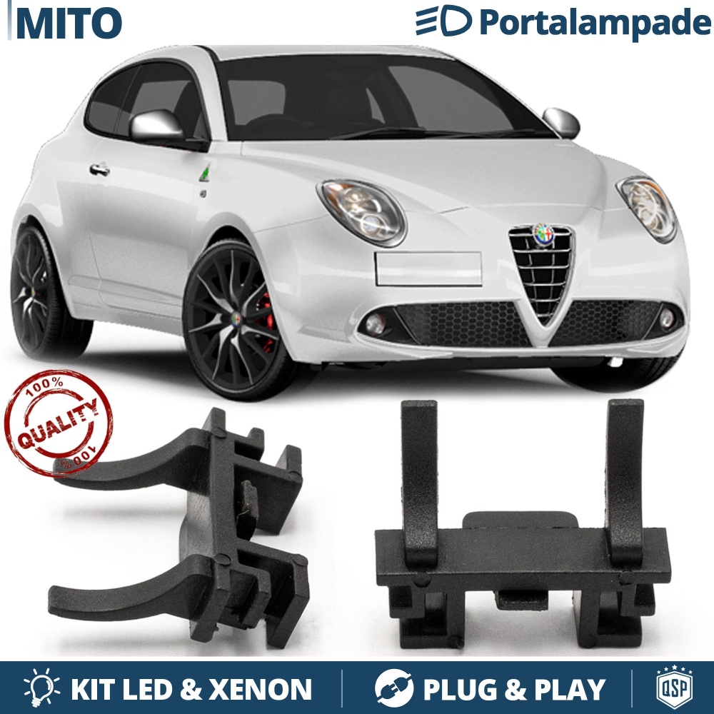 2x ADATTATORI Portalampada per montaggio KIT LED H7 per ALFA ROMEO MITO (2008-2018) 2x ADATTATORI Portalampada per montaggio KIT LED H7 per ALFA ROMEO MITO (2008-2018)