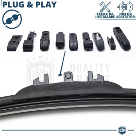 1 Limpiaparabrisa para Seat Marbella Delantero HEYNER GERMANY FLAT NANO Grafitado | PREMIADA