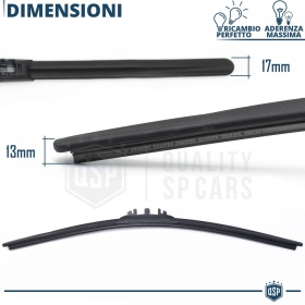 1 Limpiaparabrisa para Seat Marbella Delantero HEYNER GERMANY FLAT NANO Grafitado | PREMIADA