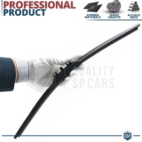 2 Limpiaparabrisas para Ssangyong Actyon 2 Delanteros HEYNER GERMANY FLAT NANO Grafitado | PREMIADA