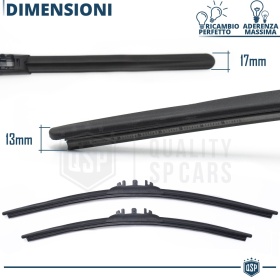 2 Limpiaparabrisas para Ssangyong Korando 3 10-13 Delanteros HEYNER GERMANY FLAT NANO Grafitado | PREMIADA