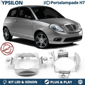 2X Adaptatores del Retenedor Soporte Bombilla para Montaje KIT LED H7 para LANCIA YPSILON (03-13)
