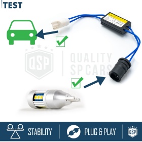 X1 Resistencia CANbus T15 W16W para Bombillas Led | Decoddificador Anti Error, Anti Parpadeo