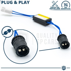 X2 Resistencias CANbus T15 W16W para Bombillas Led | Decoddificador Anti Error, Anti Parpadeo