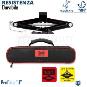 Gato para Coche PROFESSIONAL Portátil Elevador Heyner GERMANY | Capacidad 1.0T | Aprobado por TÜV GS