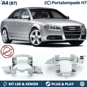 2X Adaptatores del Retenedor Soporte Bombilla para Montaje KIT LED H7 para AUDI A4 B7 (2004-2007)