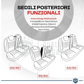COPRISEDILI per ROVER 400, OtoM GTI Sports, COMPLETI in Pelle Pu, Tessuto a Quadretti Rosso | Certificati TÜV