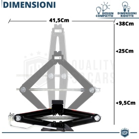 Gato para Coche PROFESSIONAL Portátil Elevador Heyner GERMANY | Capacidad 1.5T | Aprobado por TÜV GS