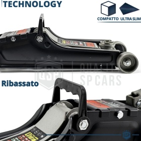Gato Coche PROFESSIONAL con CARRO BAJO | Elevador Hidráulico Heyner GERMANY | 2.2T Máx