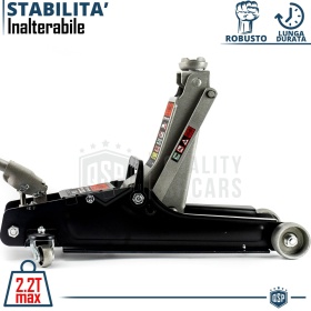 Gato Coche PROFESSIONAL con CARRO BAJO | Elevador Hidráulico Heyner GERMANY | 2.2T Máx