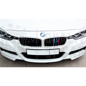 3x RIÑONES REJILLA en ABS en colores M Sport para BMW SERIE 3 F30 F31 REJILLA A 8 BANDAS