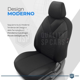 FUNDAS DE ASIENTO para Ford Mondeo, COMPLETO Delantero + Trasero en Tejido Transpirable | Certificados TÜV
