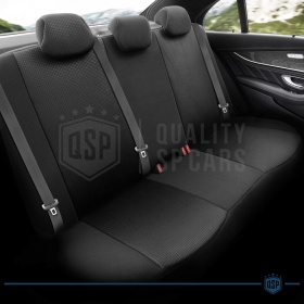 FUNDAS DE ASIENTO para Ford Mondeo, COMPLETO Delantero + Trasero en Tejido Transpirable | Certificados TÜV
