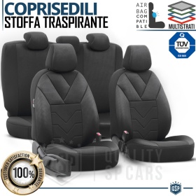 FUNDAS DE ASIENTO para Ford Mondeo, COMPLETO Delantero + Trasero en Tejido Transpirable | Certificados TÜV