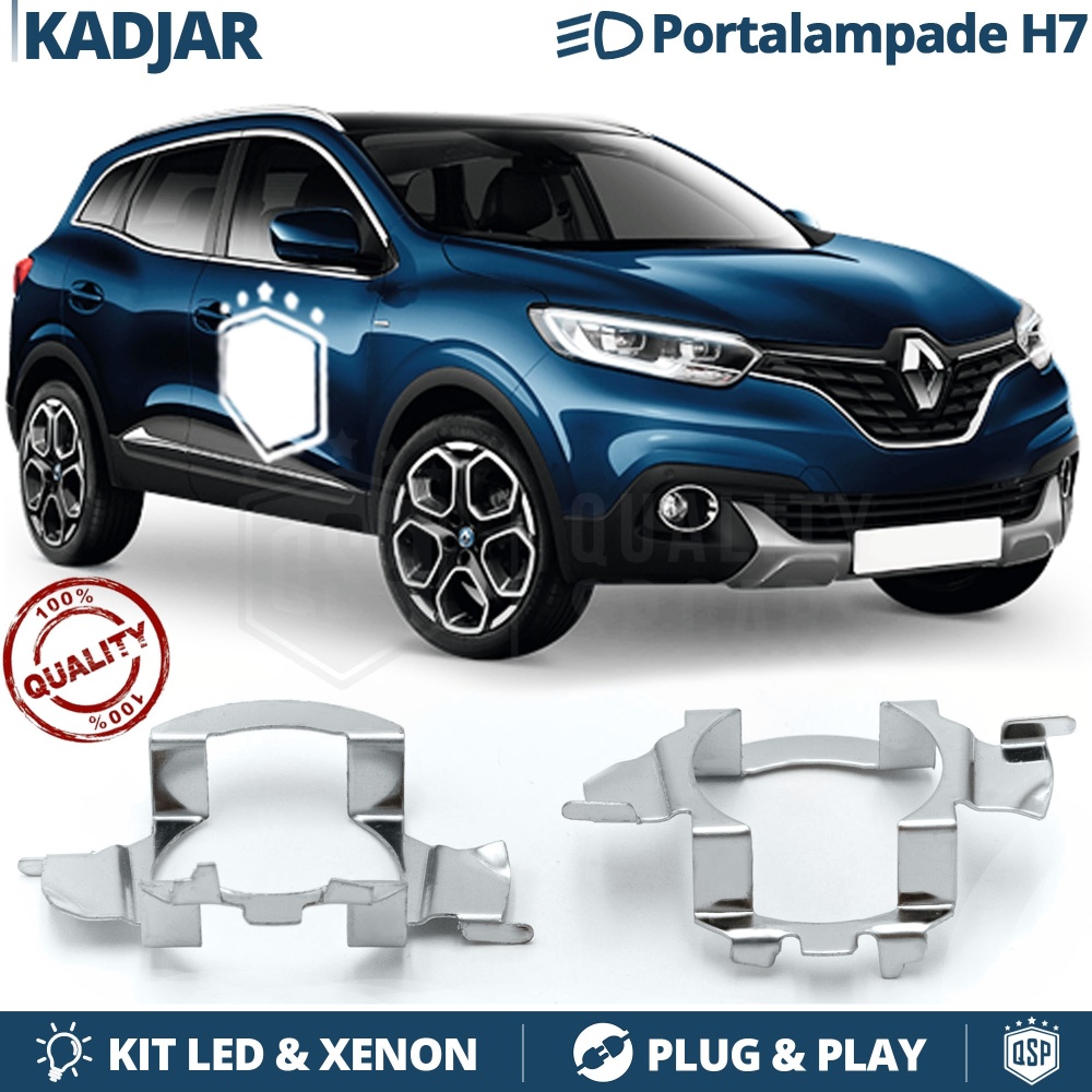 2x ADATTATORI Portalampada per montaggio KIT LED H7 per RENAULT KADJAR (2015-) 2x ADATTATORI Portalampada per montaggio KIT LED H7 per RENAULT KADJAR (2015-)