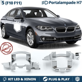 2X Adaptatores del Retenedor Soporte Bombilla para Montaje KIT LED H7 para BMW SERIE 5 F10/ F11 (2010-2017)
