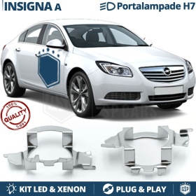 2X Adaptatores del Retenedor Soporte Bombilla para Montaje KIT LED H7 para OPEL INSIGNA A (2008-2017)