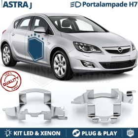 2X Adaptatores del Retenedor Soporte Bombilla para Montaje KIT LED H7 para OPEL ASTRA J (2009-2018)