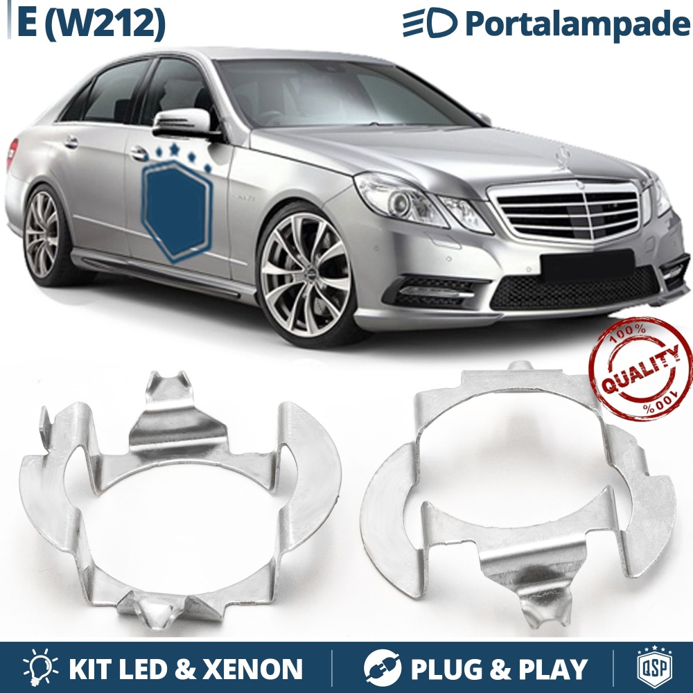 2X Adaptatores del Retenedor Soporte Bombilla para Montaje KIT LED H7 para MERCEDES CLASSE E W212 (09-16) 2X Adaptatores del Retenedor Soporte Bombilla para Montaje KIT LED H7 para MERCEDES CLASSE E W212 (09-16)